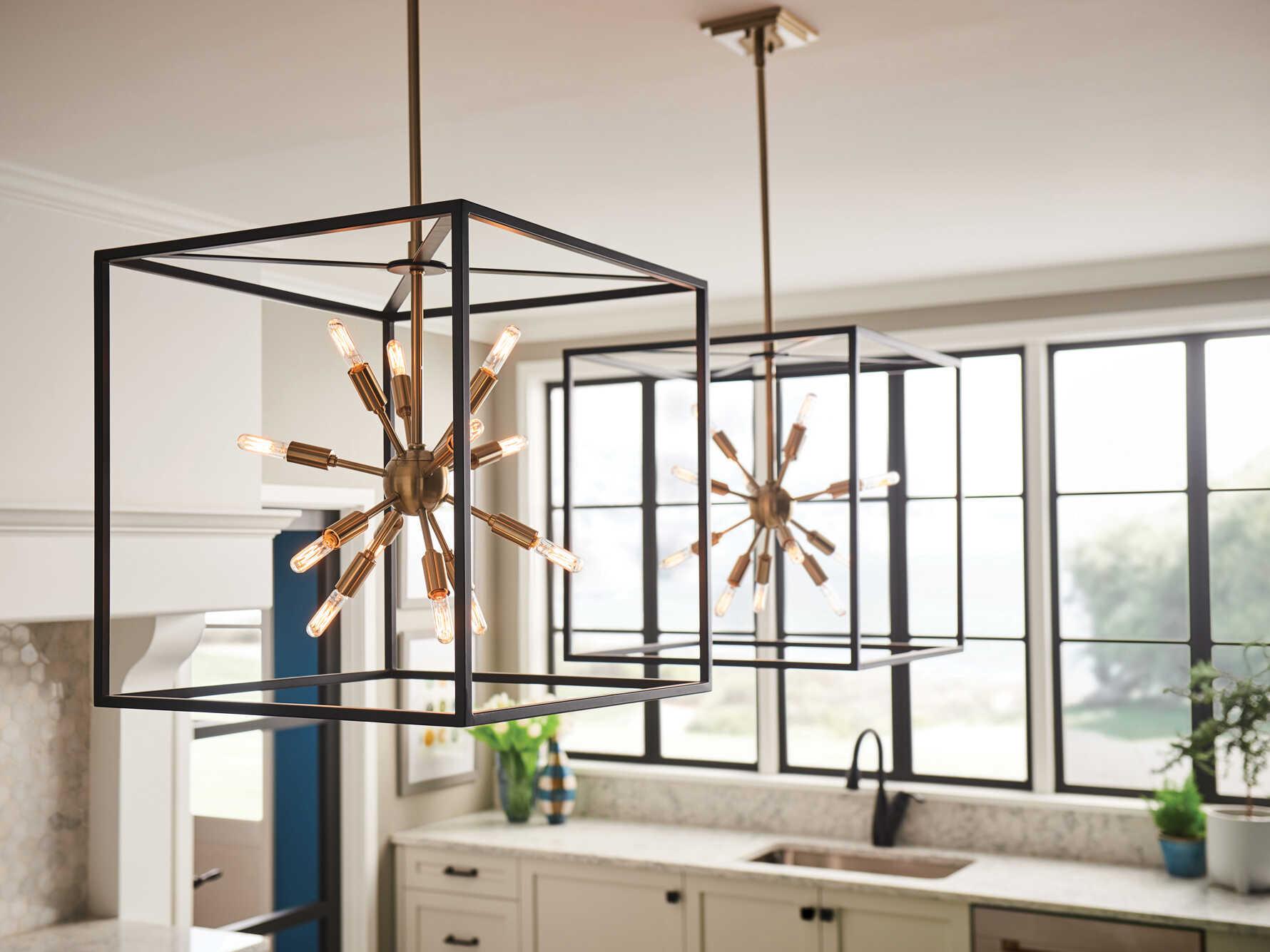 Hinkley Lisa Mcdennon 12-Light Black Brass Pendant