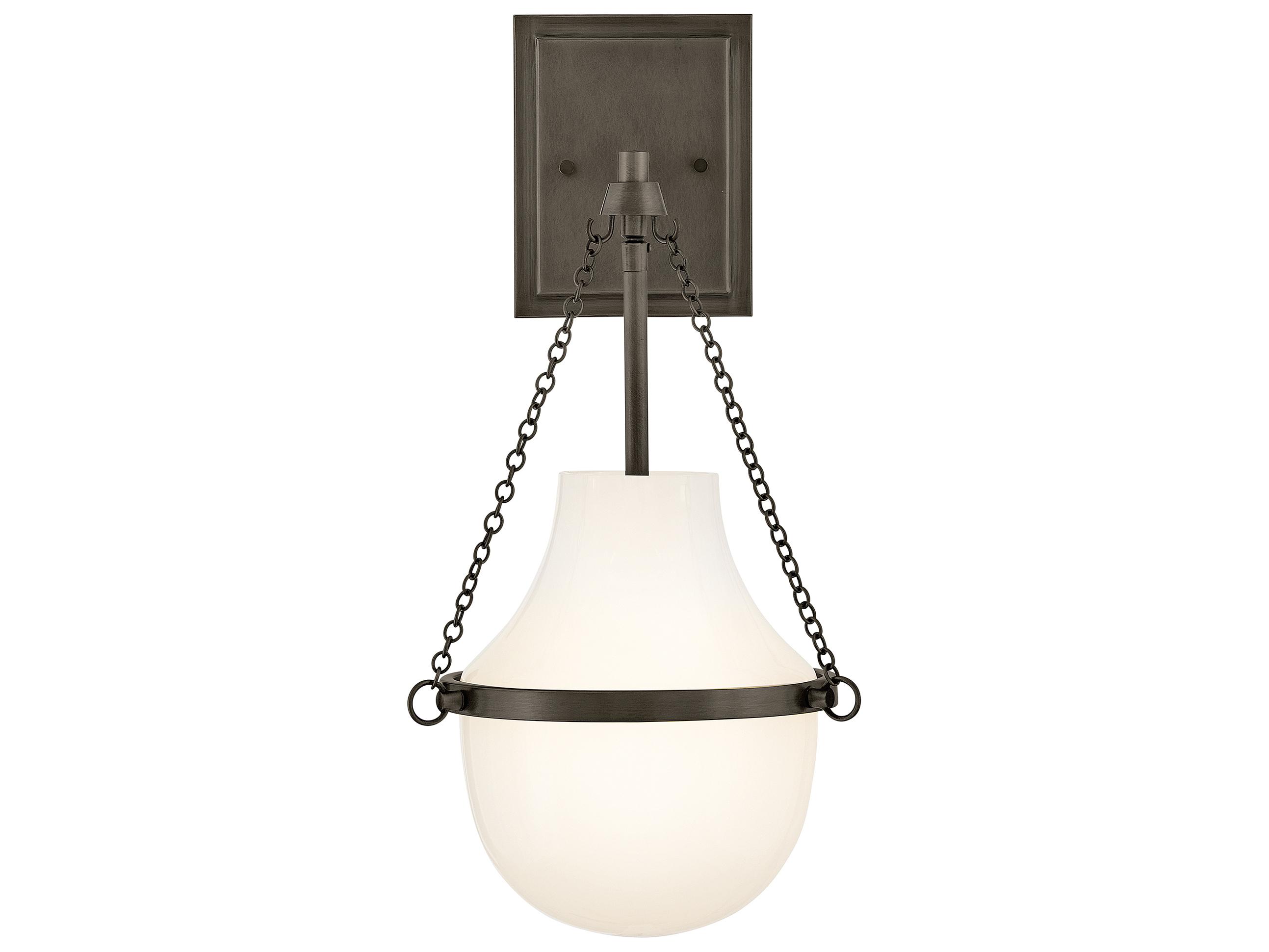 Hinkley Collins 1-Light Black Oxide Wall Sconce