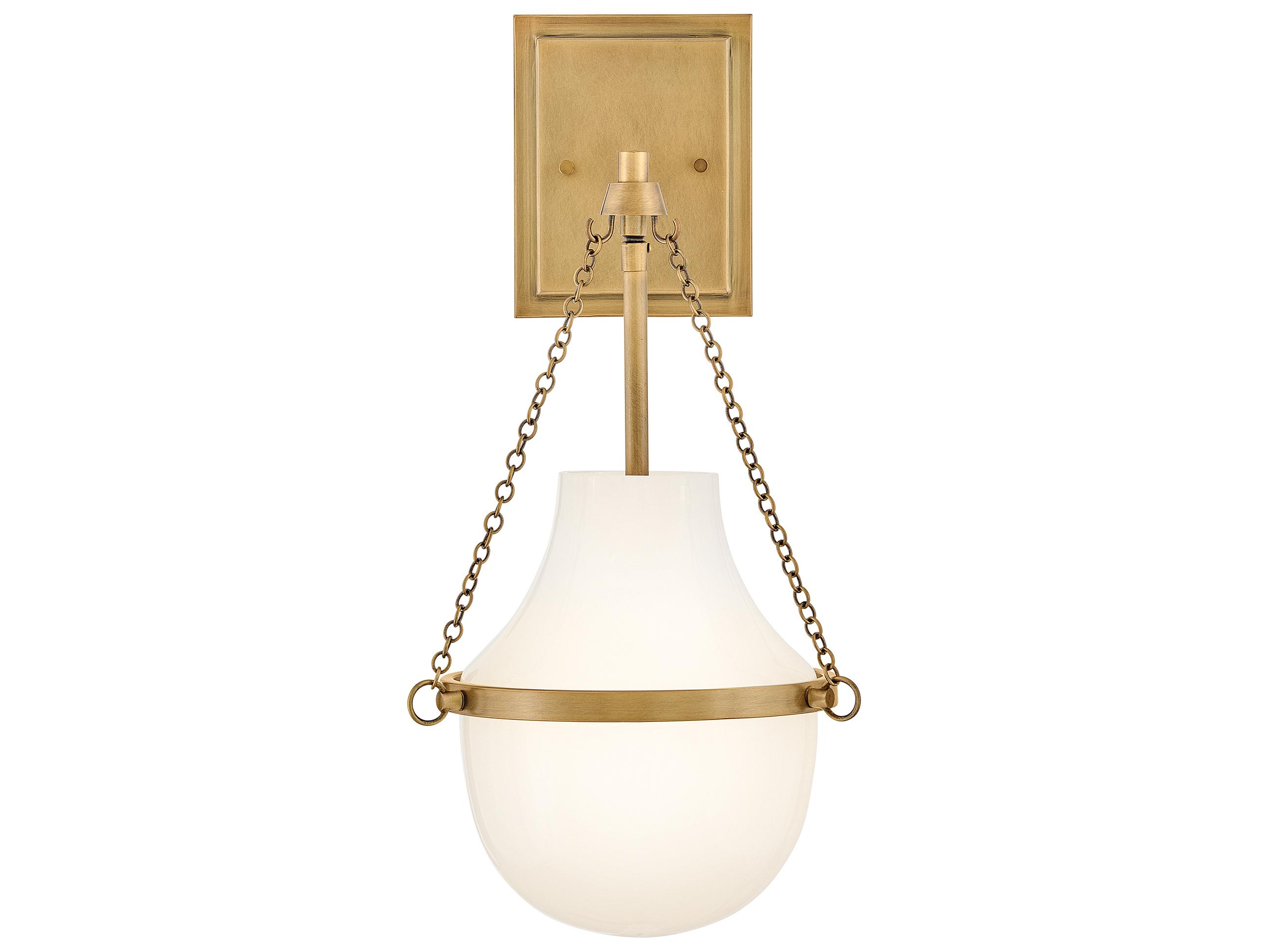 Hinkley Collins 1-Light Heritage Brass Wall Sconce