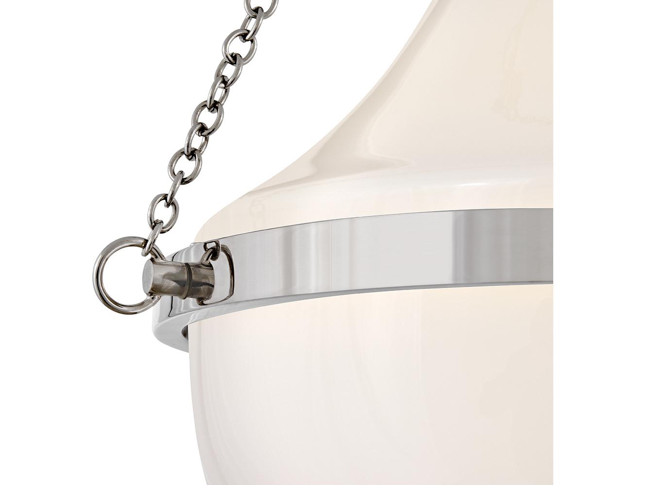 Hinkley Collins 1-Light Polished Nickel Semi Flush Mount