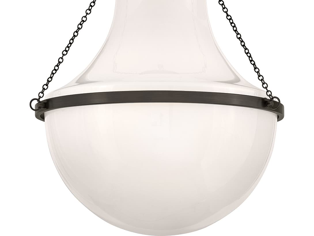 Hinkley Collins 1-Light Black Oxide Semi Flush Mount