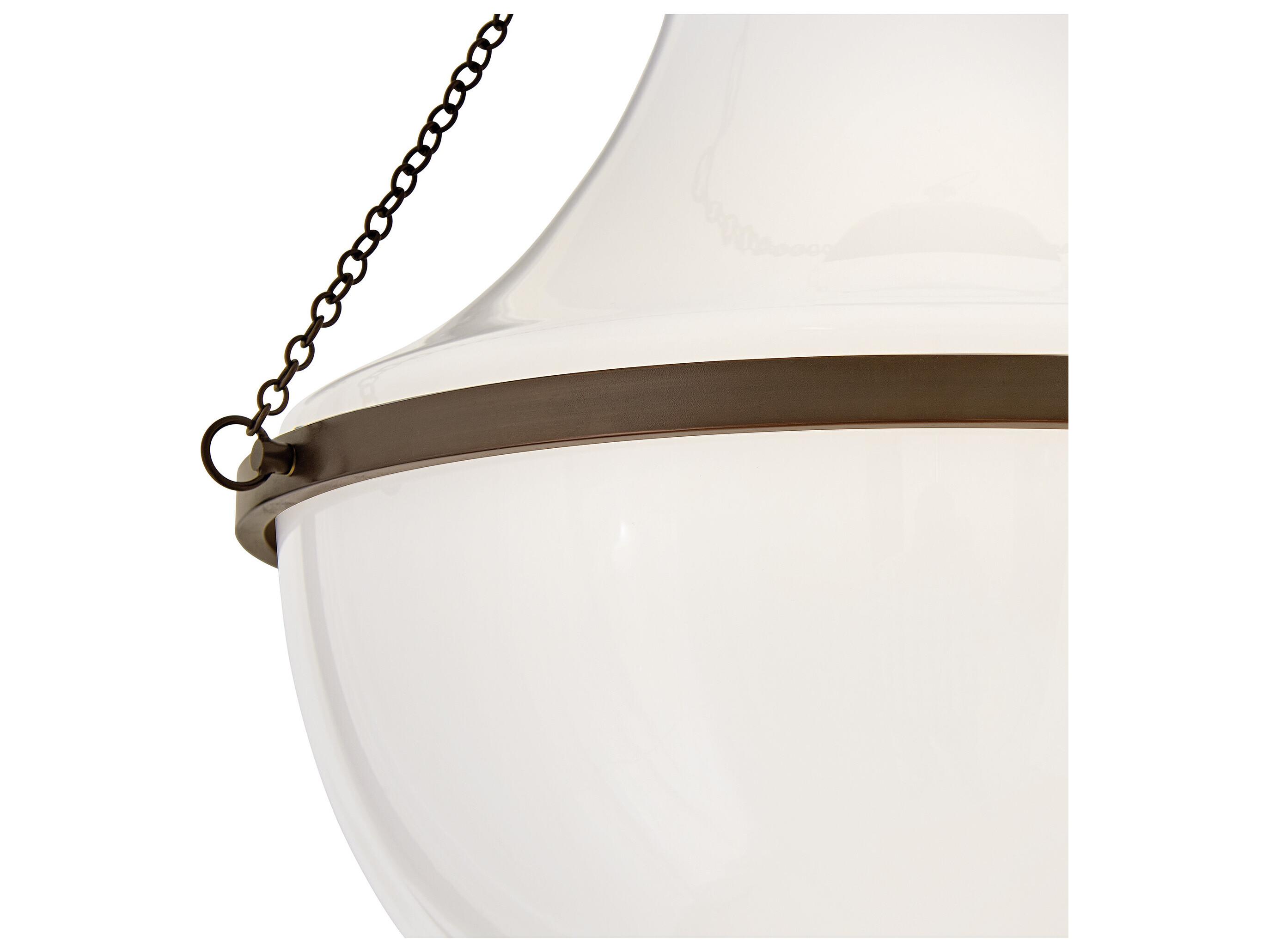 Hinkley Collins 1-Light Heritage Bronze Semi Flush Mount