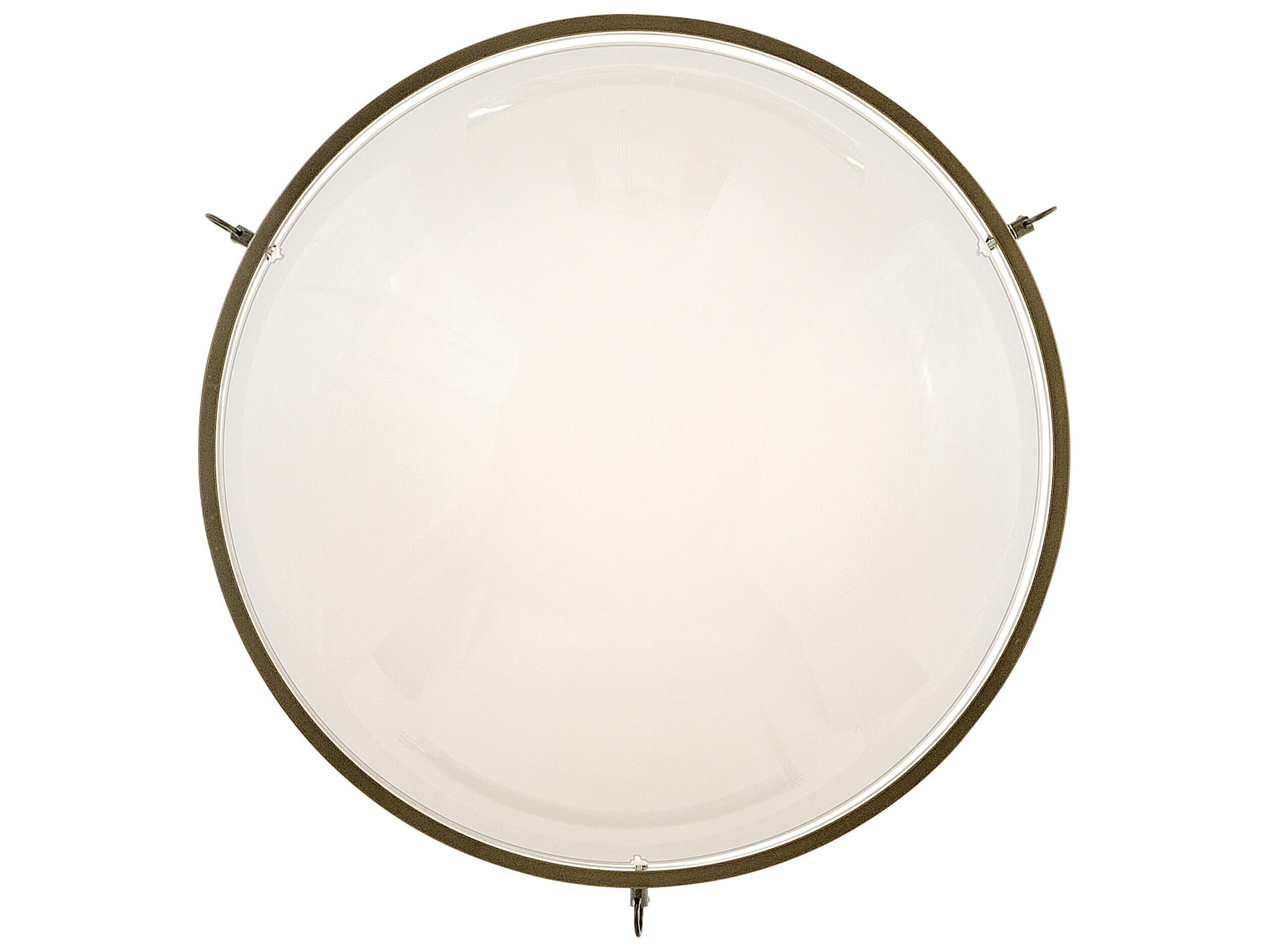 Hinkley Collins 1-Light Heritage Bronze Semi Flush Mount