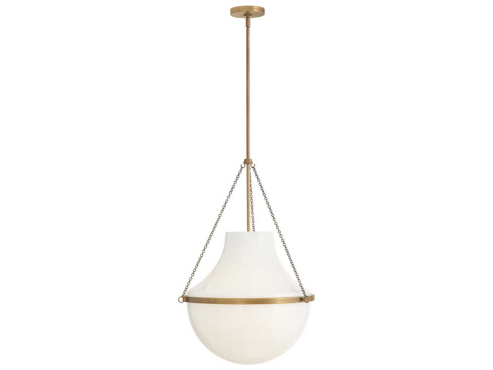 Hinkley Collins 1-Light Heritage Brass Pendant
