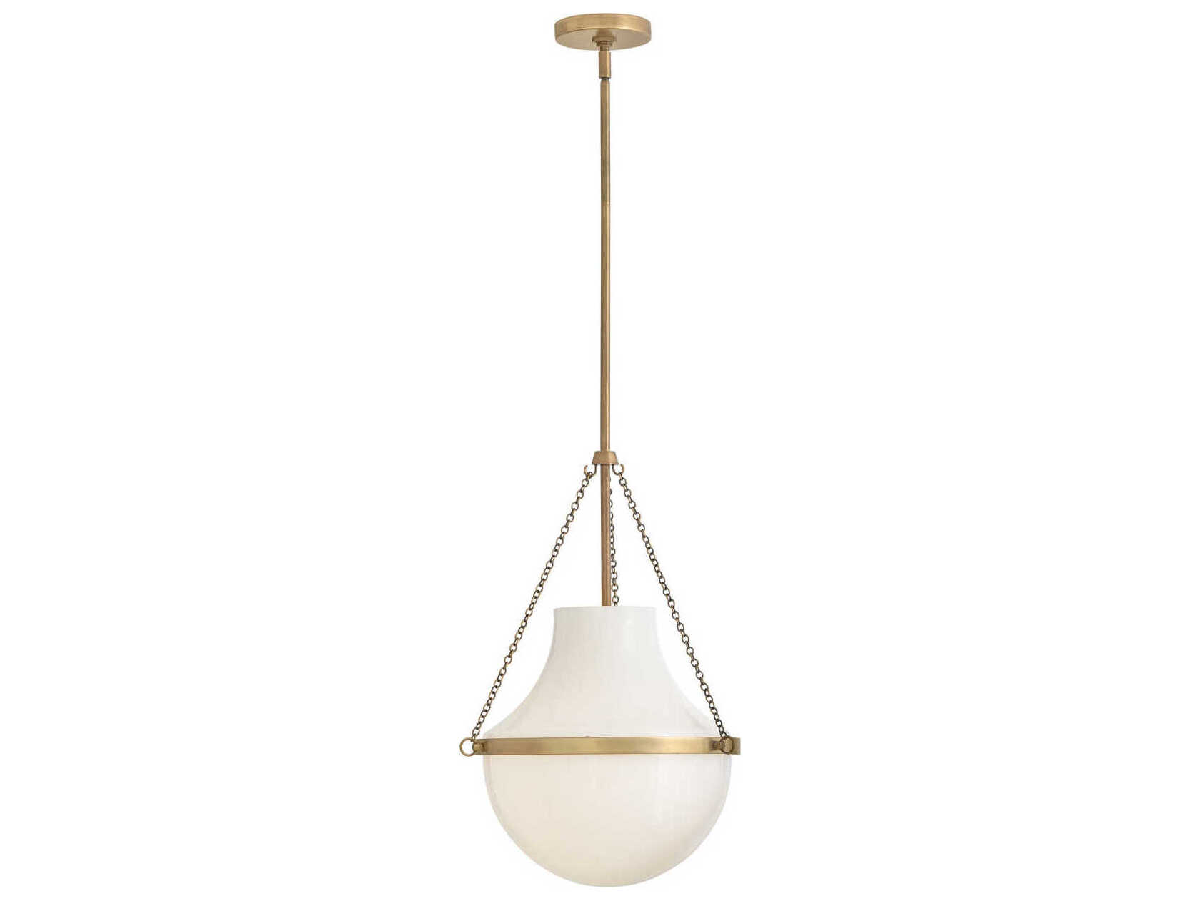 Hinkley Collins 1-Light Heritage Brass Pendant