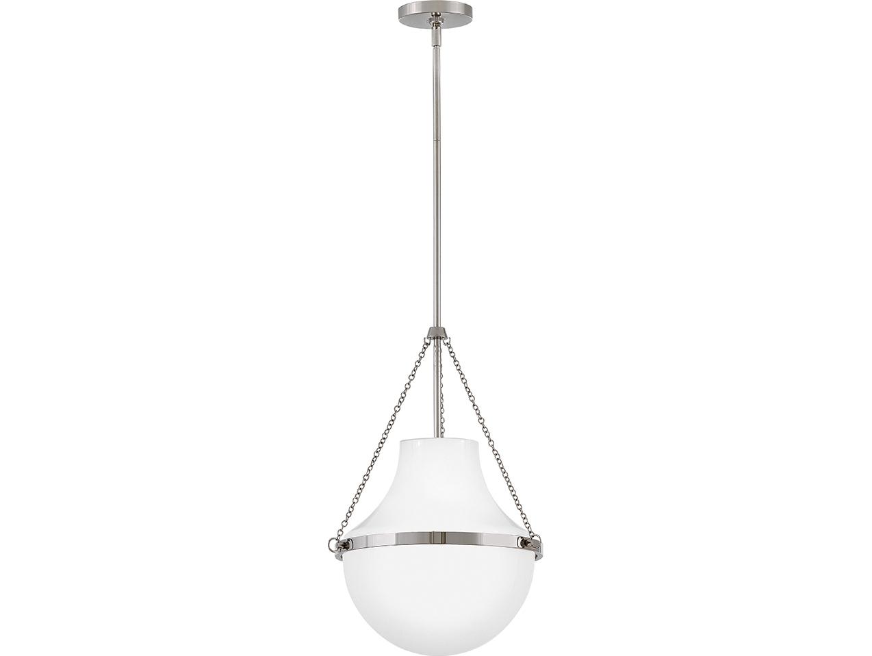 Hinkley Collins 1-Light Polished Nickel Pendant