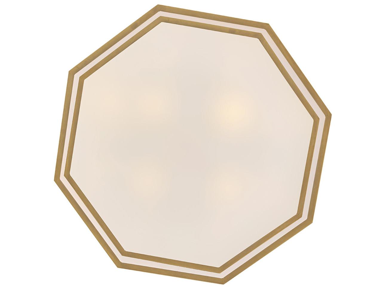 Hinkley Facet 12-Light Heritage Brass Geometric Tiered Chandelier