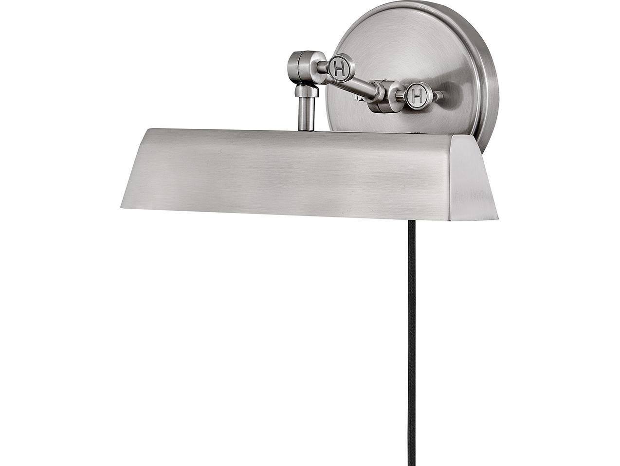 Hinkley Arti 1-Light Polished Antique Nickel Picture Light