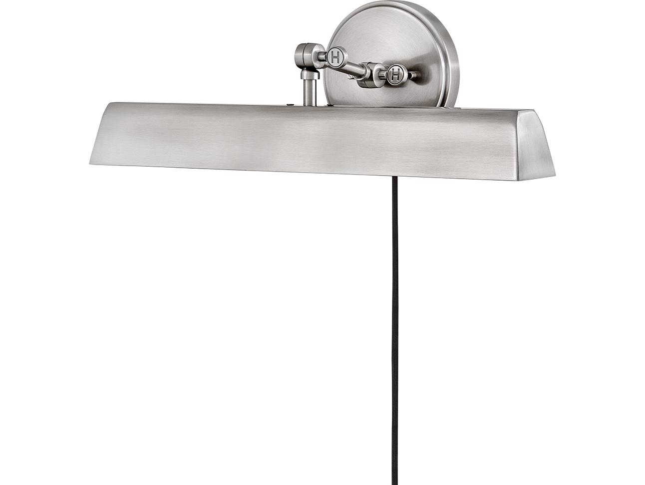 Hinkley Arti 2-Light Polished Antique Nickel Picture Light