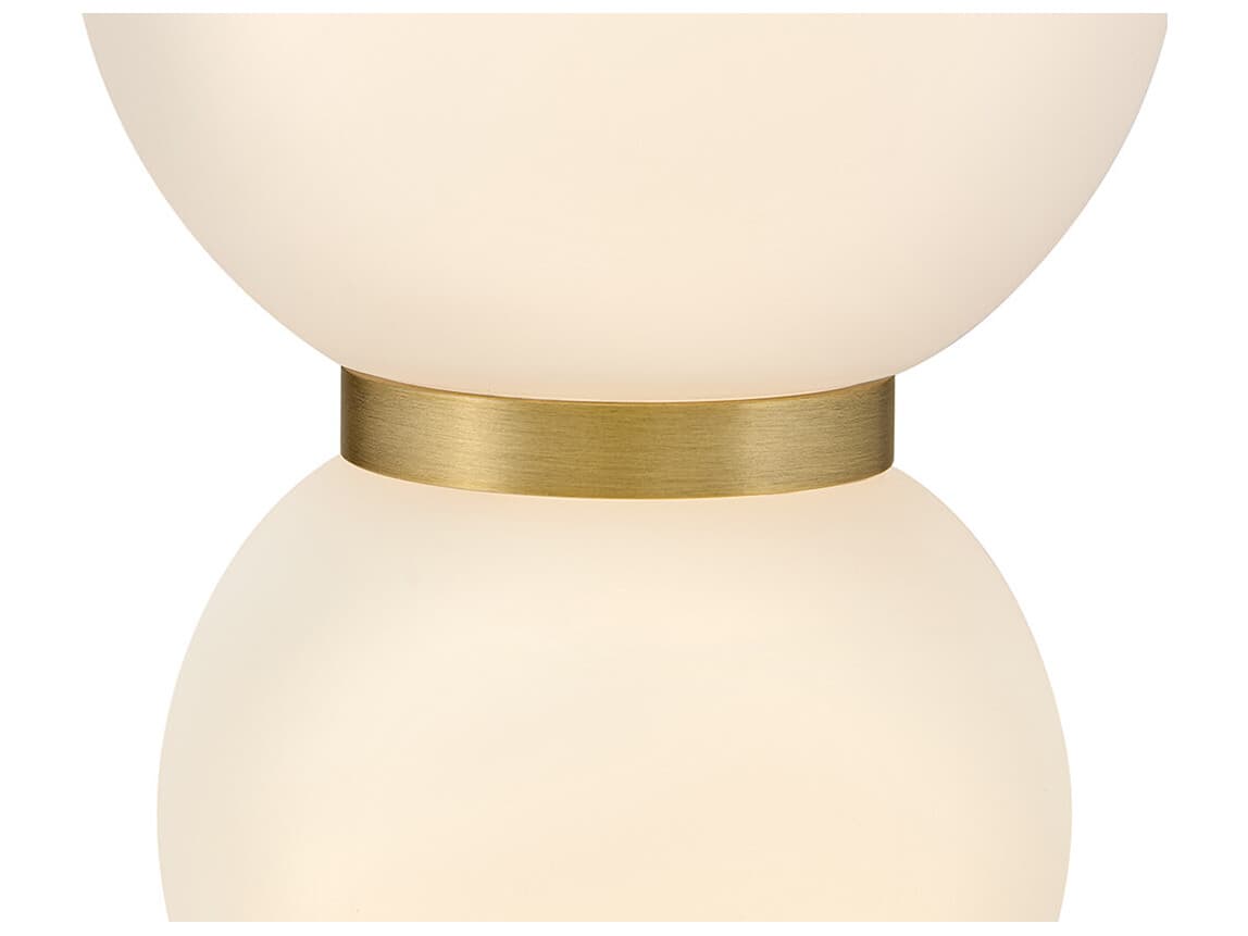 Hinkley Trigo Lacquered Brass Globe Mini Pendant