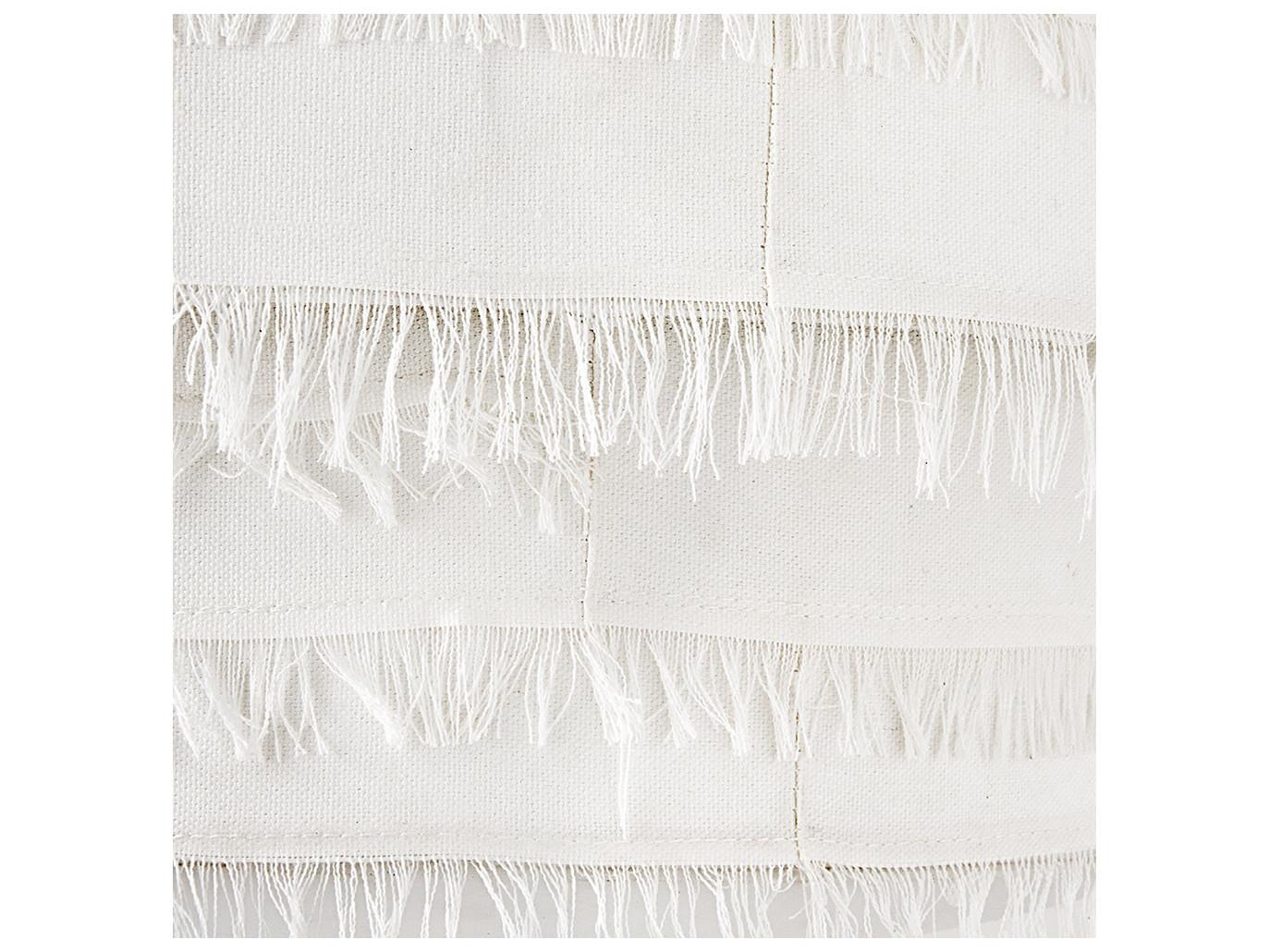 Hinkley Baya 4-Light Textured Plaster White Drum Tiered Semi Flush Mount