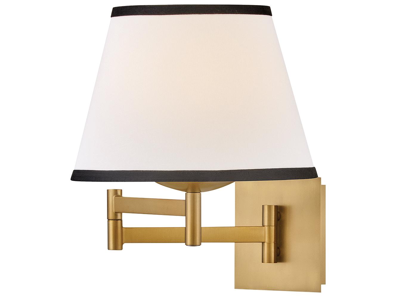 Hinkley Sonia 1-Light Lacquered Brass Swing Wall Sconce