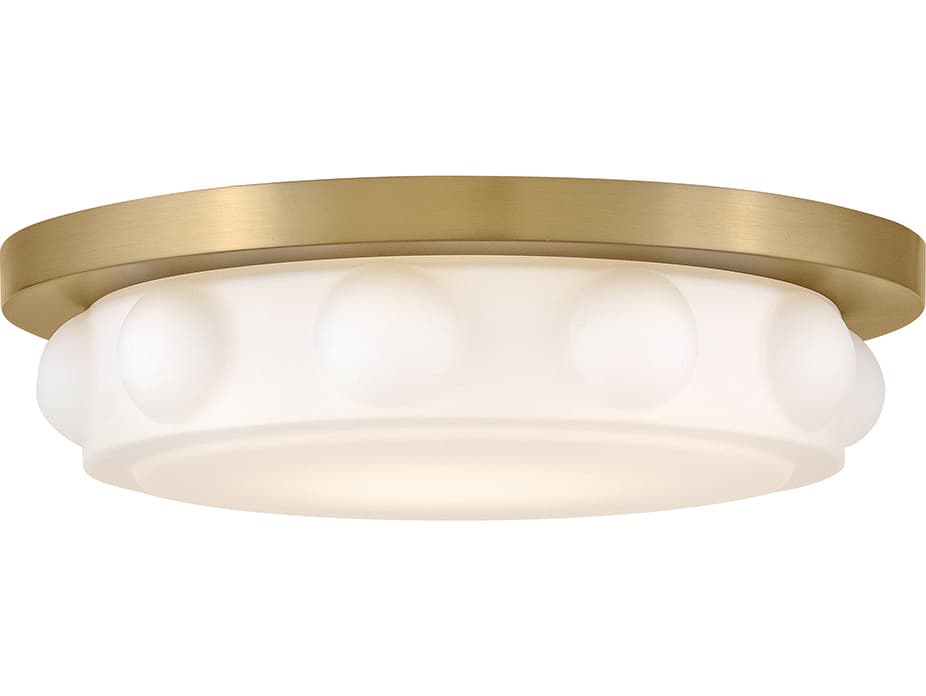 Hinkley Zoey Lacquered Brass Round Flush Mount