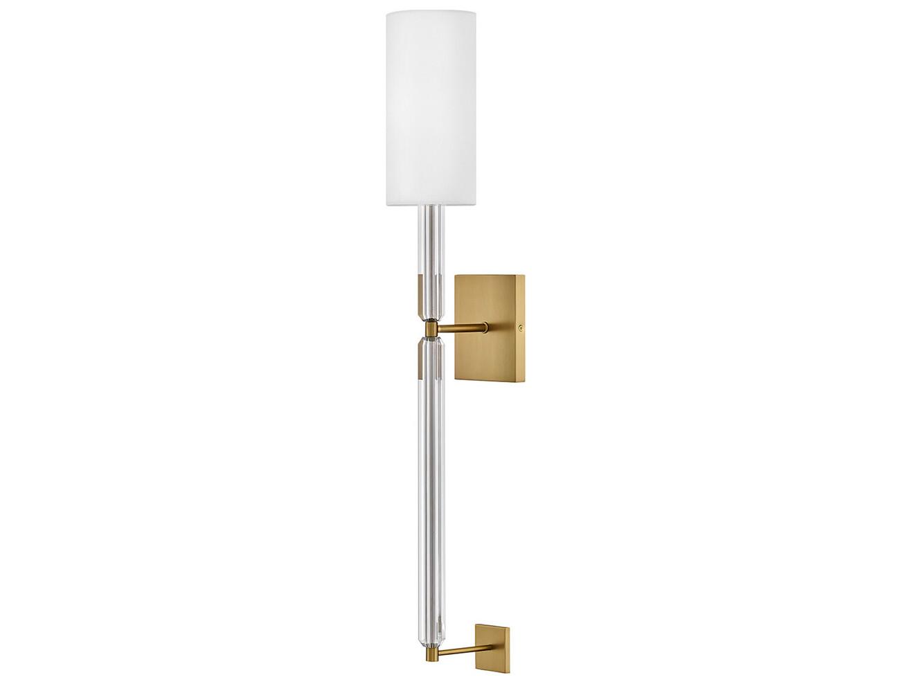 Hinkley Anika 1-Light Lacquered Brass Wall Sconce