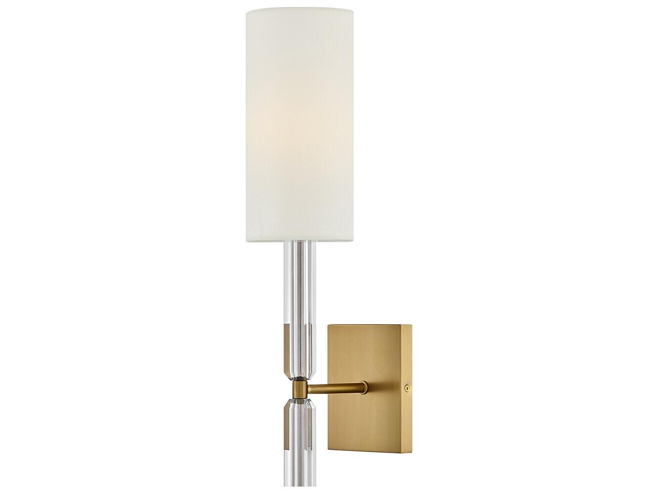 Hinkley Anika 1-Light Lacquered Brass Wall Sconce
