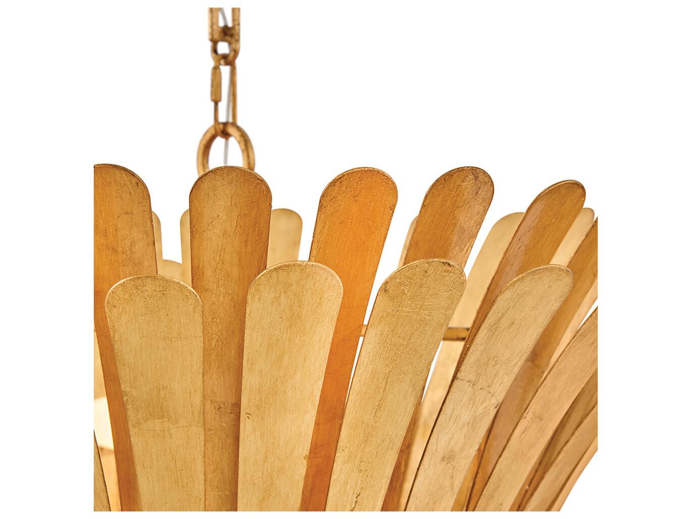 Hinkley Reina 3-Light Distressed Brass Semi Flush Mount