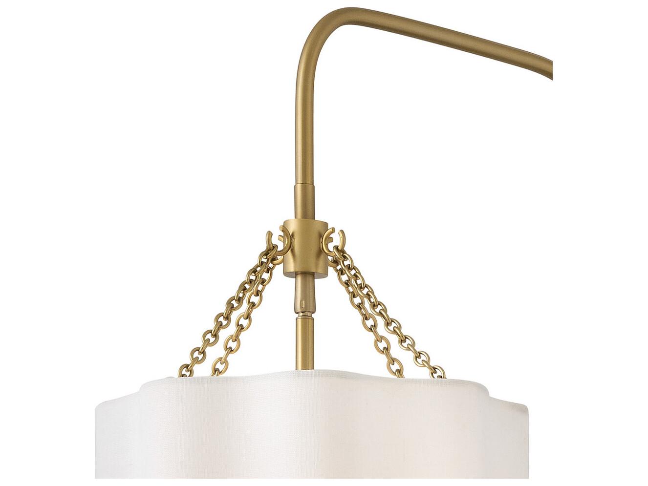 Hinkley Gwen 1-Light Lacquered Brass Wall Sconce