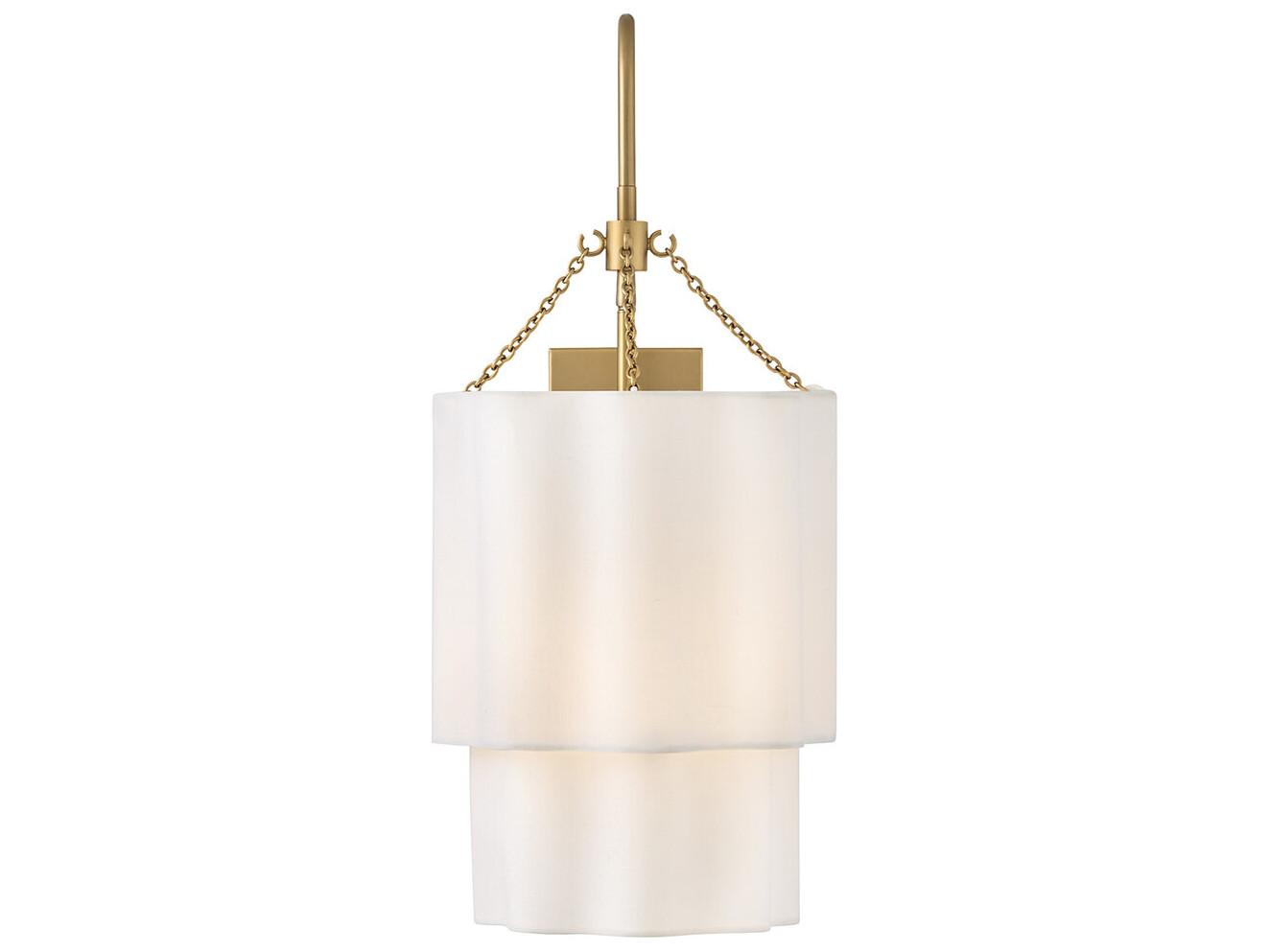 Hinkley Gwen 1-Light Lacquered Brass Wall Sconce