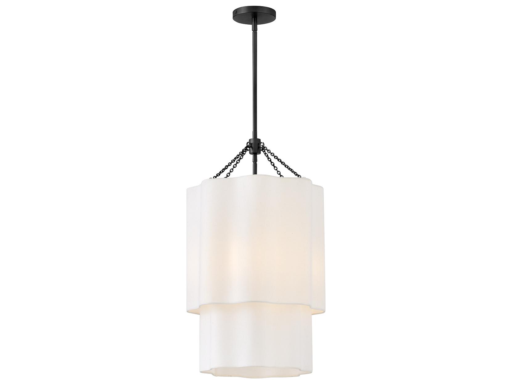 Hinkley Gwen 4-Light Black Tiered Pendant