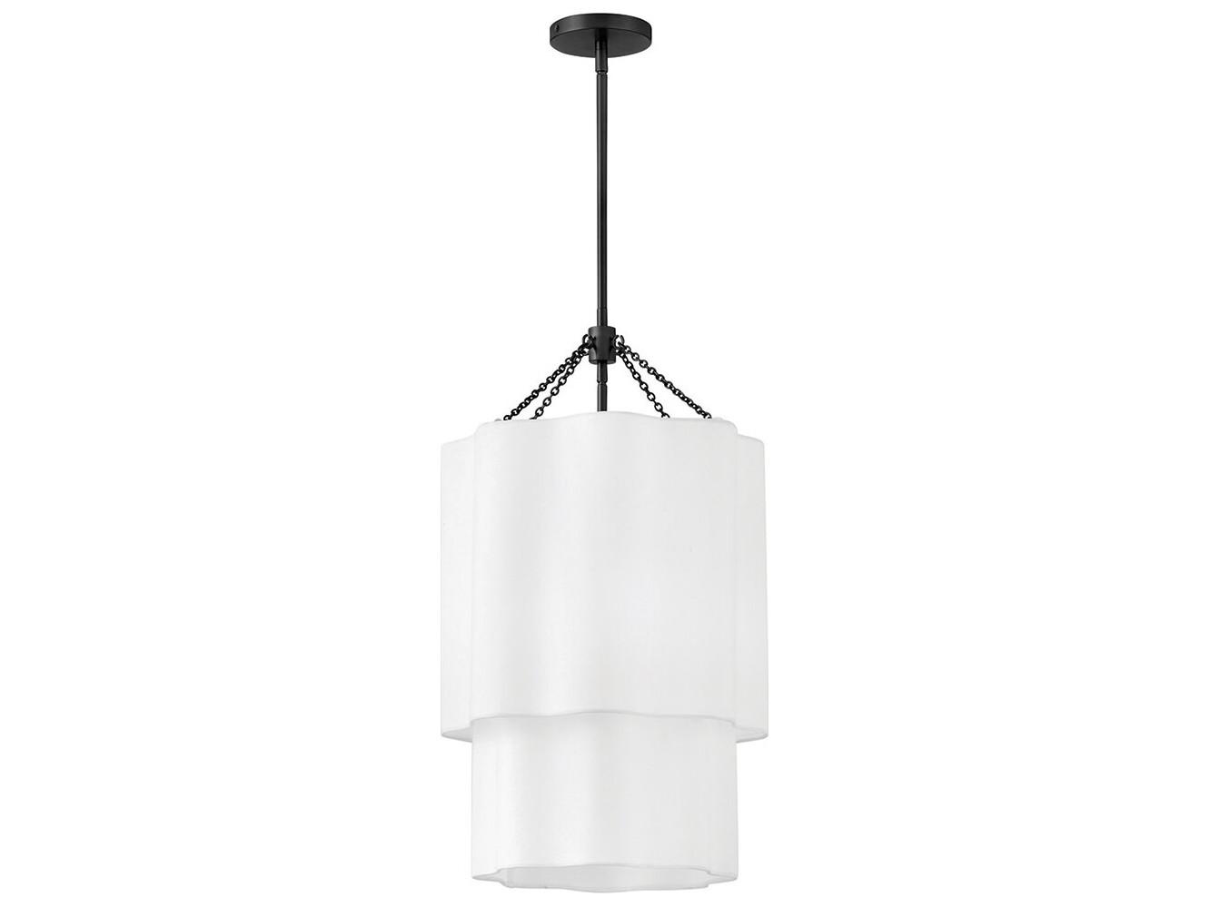 Hinkley Gwen 4-Light Black Tiered Pendant