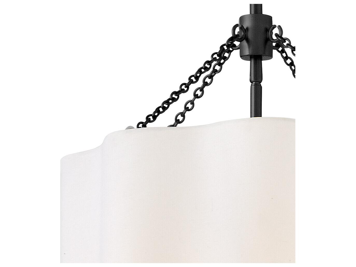 Hinkley Gwen 4-Light Black Tiered Pendant