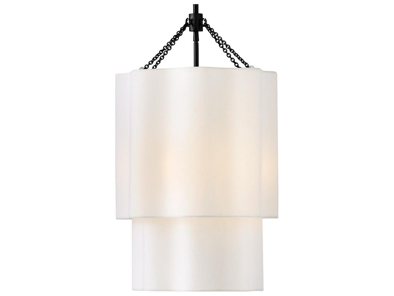 Hinkley Gwen 4-Light Black Tiered Pendant