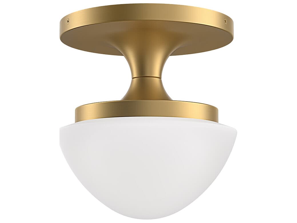 Hinkley Knox 1-Light Lacquered Brass Bowl Semi Flush Mount