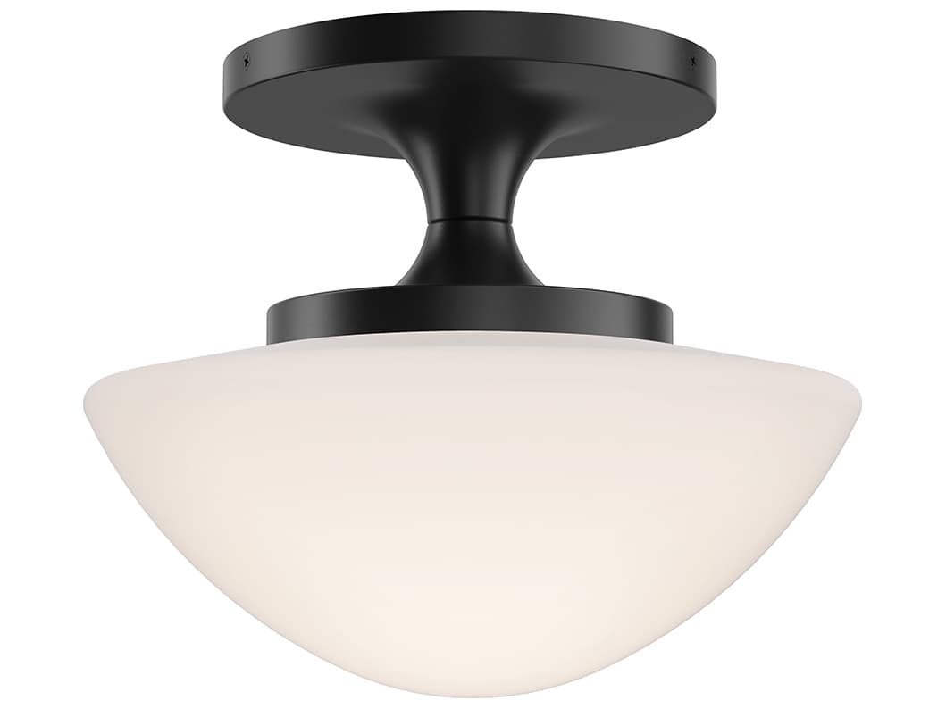 Hinkley Knox 1-Light Black Semi Flush Mount