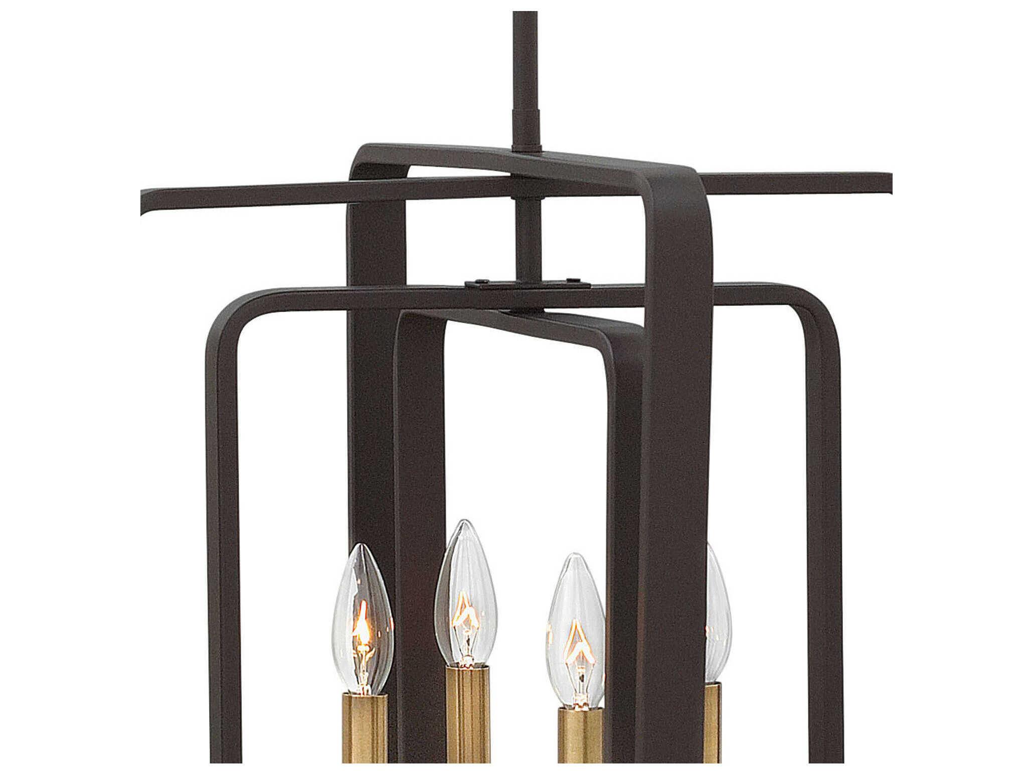 Hinkley Quentin 4-Light Buckeye Bronze Pendant