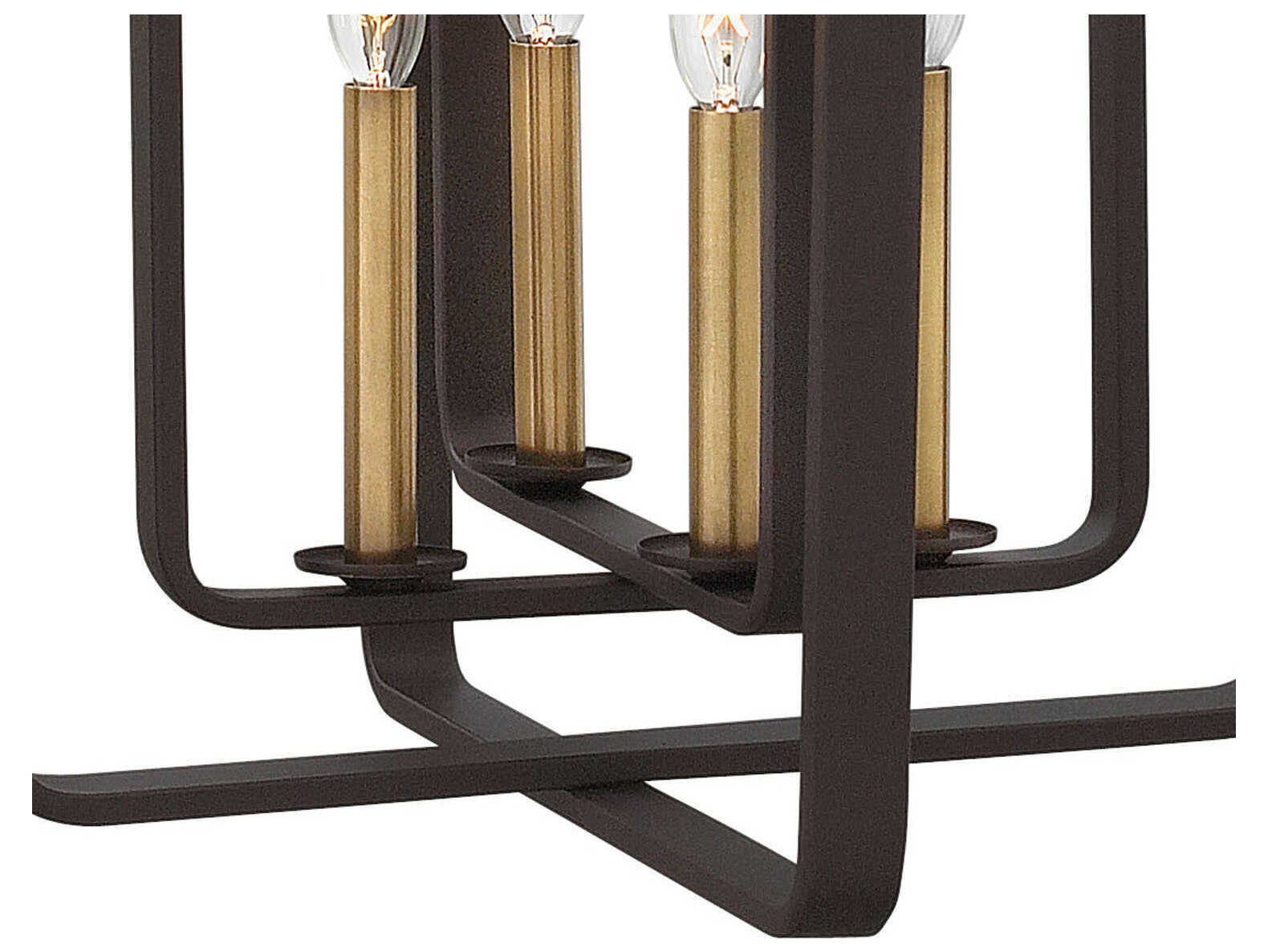 Hinkley Quentin 4-Light Buckeye Bronze Pendant