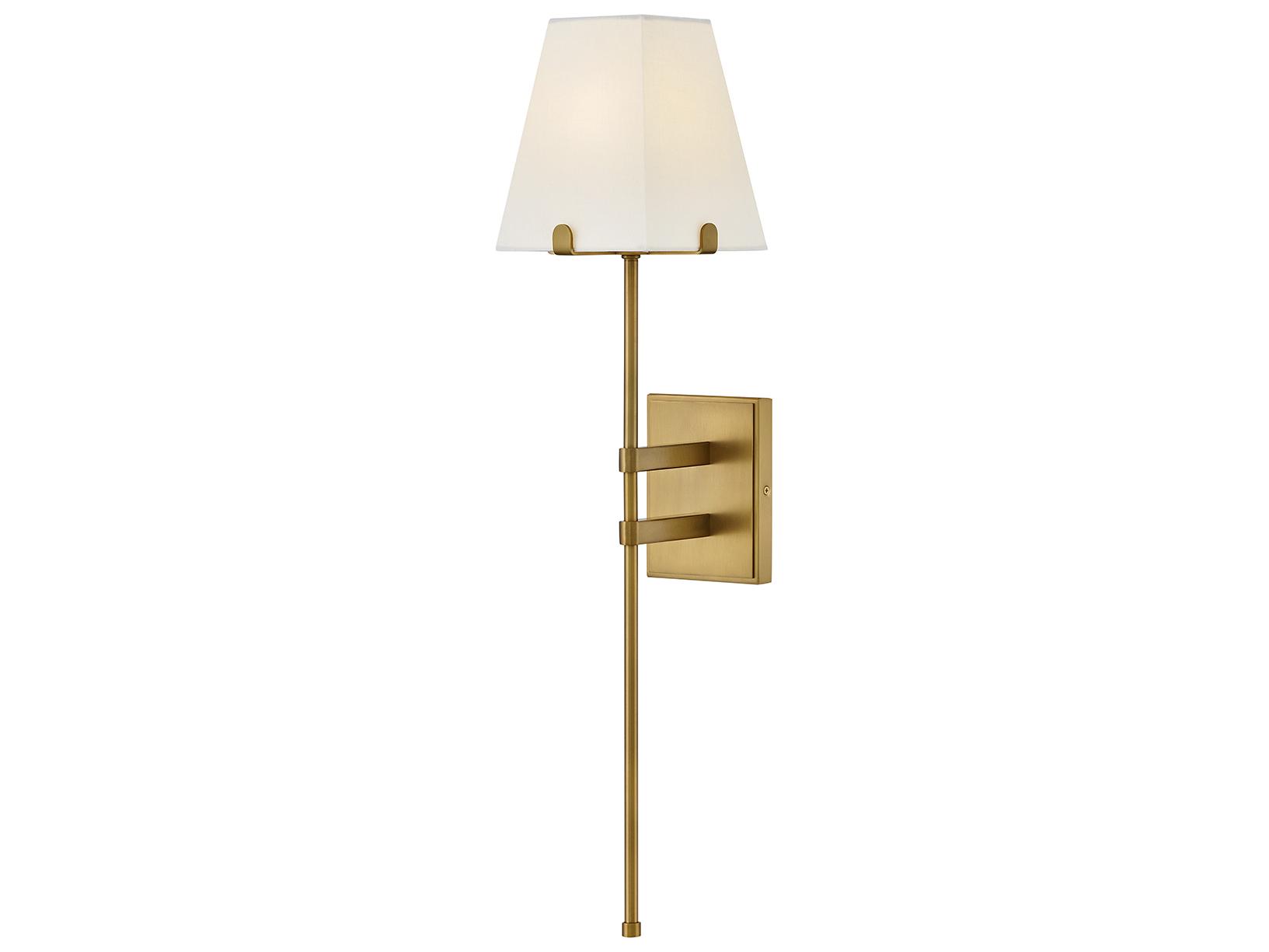 Hinkley Benton 1-Light Lacquered Brass Wall Sconce