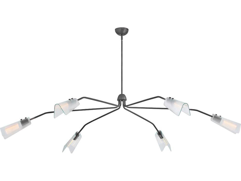 Hinkley Altman 6-Light Gunmetal Chandelier