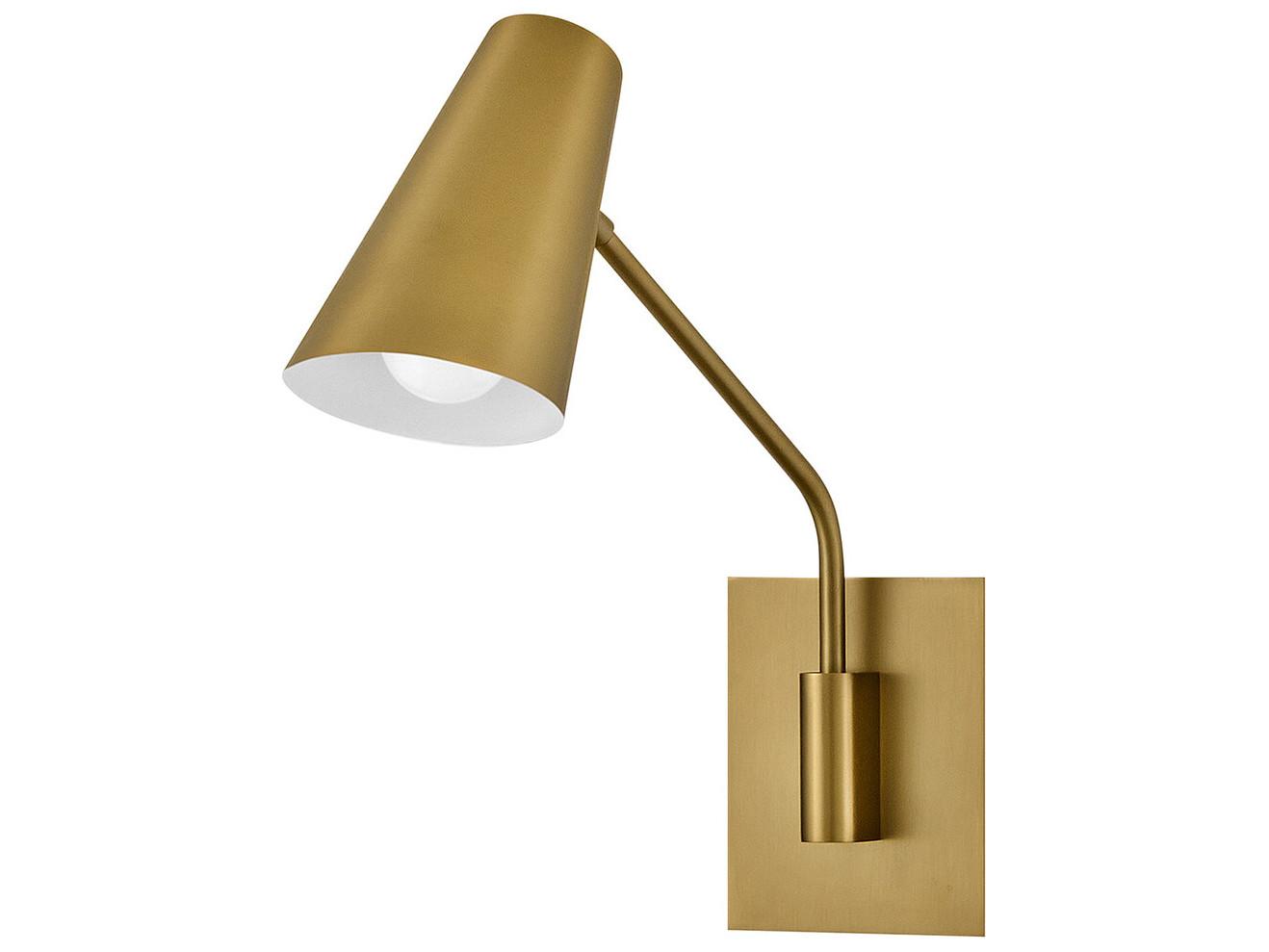 Hinkley Bray 1-Light Lacquered Brass Swing Wall Sconce