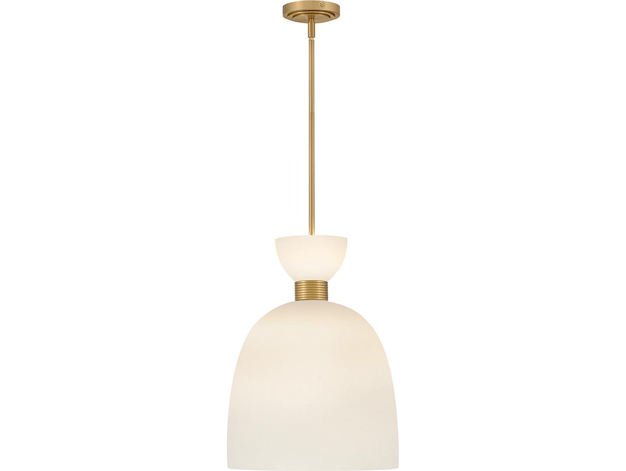 Hinkley Lisa McDennon 2-Light Lacquered Brass Bell Pendant