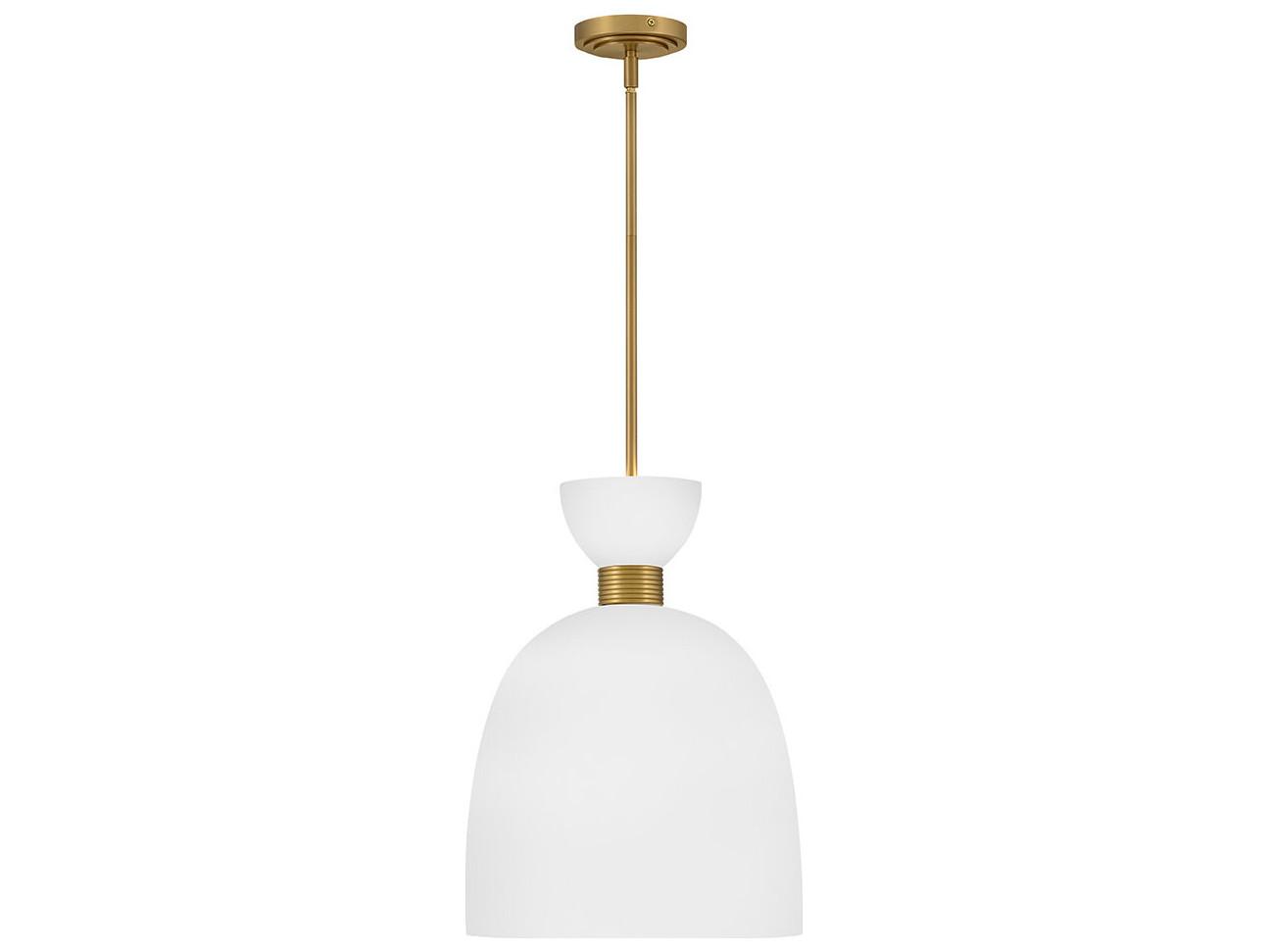 Hinkley Lisa McDennon 2-Light Lacquered Brass Bell Pendant