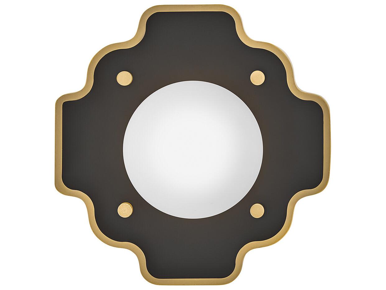 Hinkley Howe 1-Light Gloss Black Heritage Brass Wall Sconce