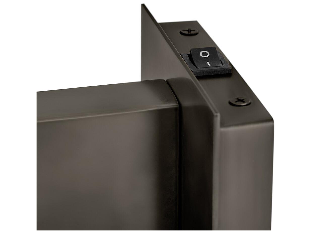 Hinkley Vargas 1-Light Black Oxide Gold Leaf Wall Sconce