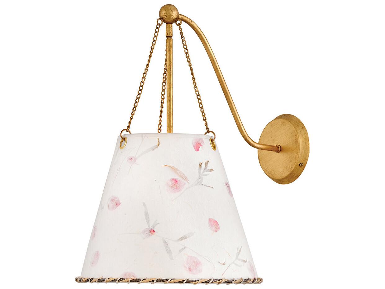 Hinkley Primrose 1-Light Distressed Brass Wall Sconce