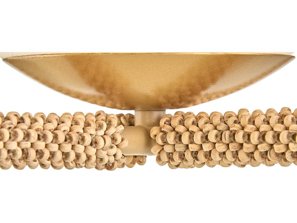 Hinkley Keona 1-Light Deluxe Gold Globe Semi Flush Mount