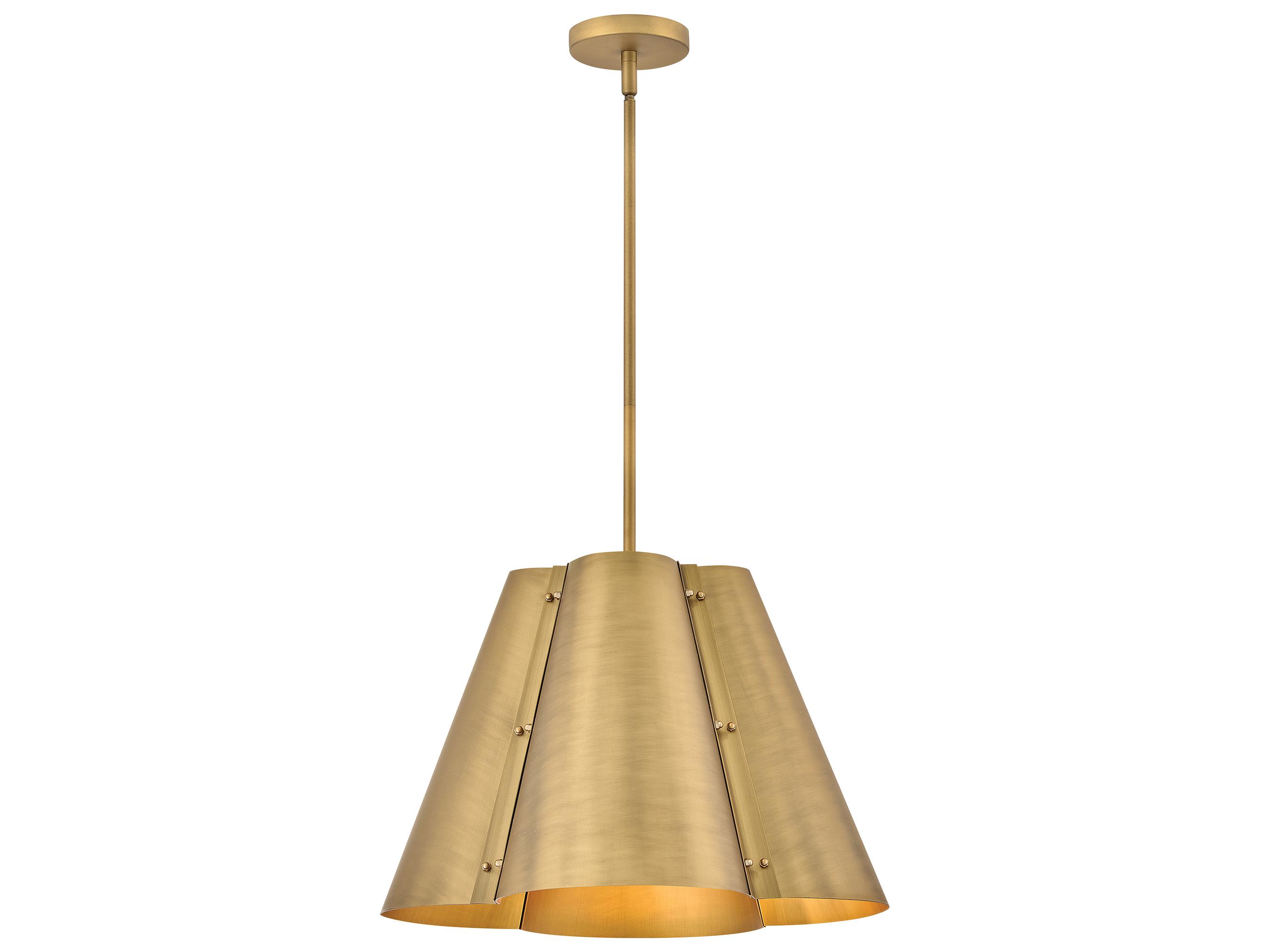 Hinkley Bowman 3-Light Heritage Brass Pendant