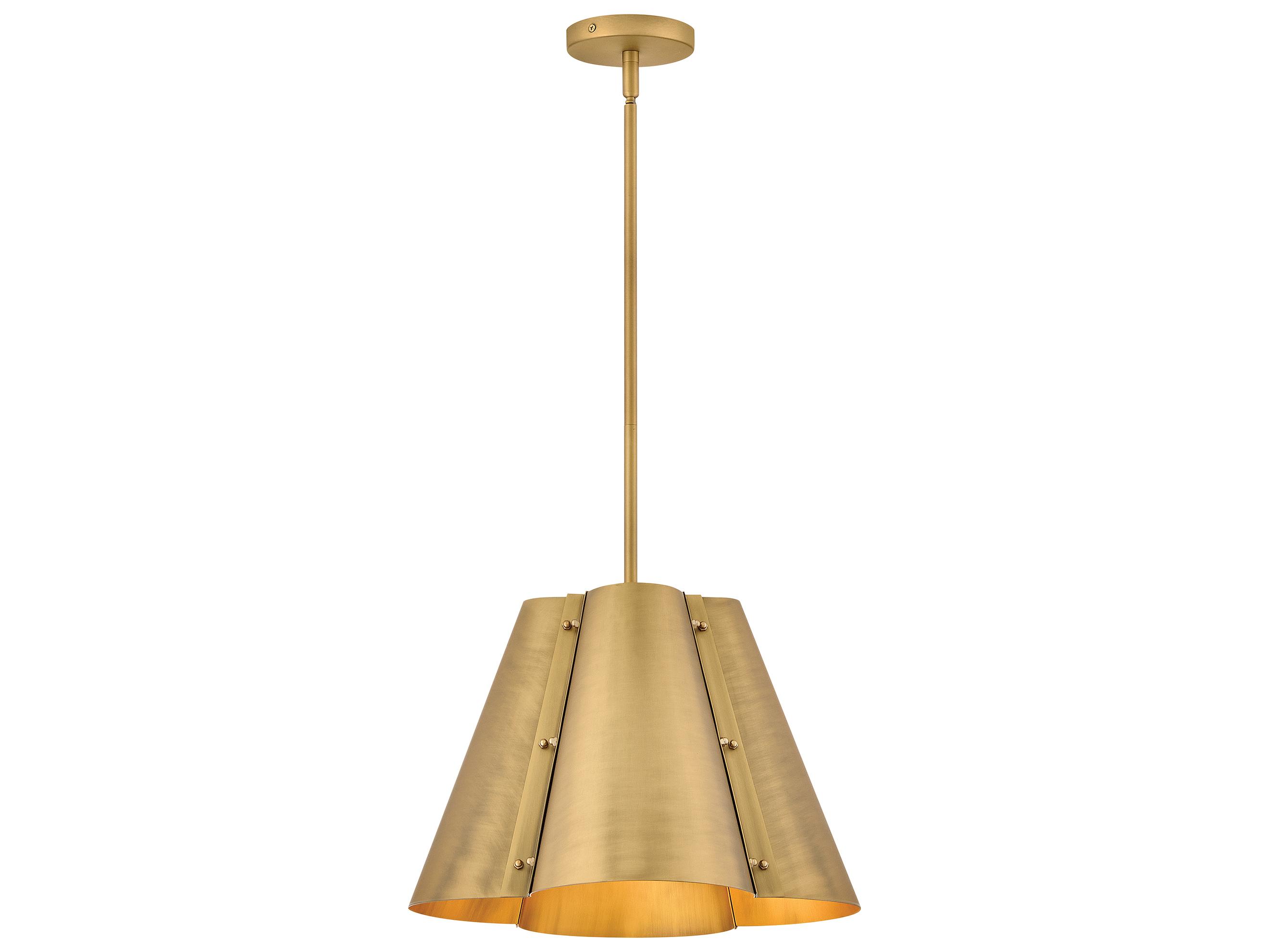 Hinkley Bowman 1-Light Heritage Brass Pendant