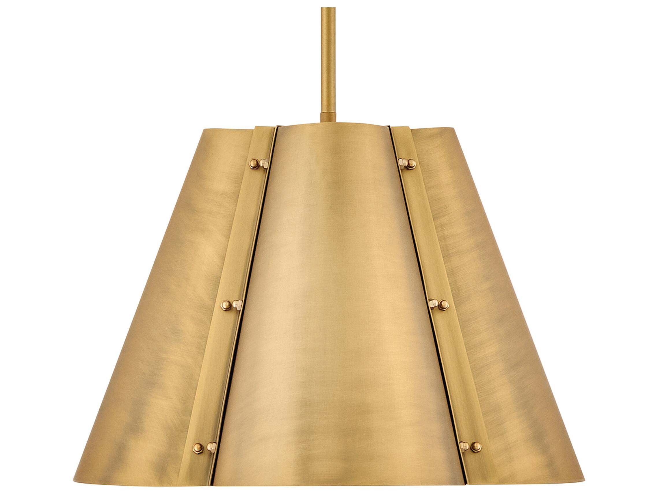 Hinkley Bowman 1-Light Heritage Brass Pendant