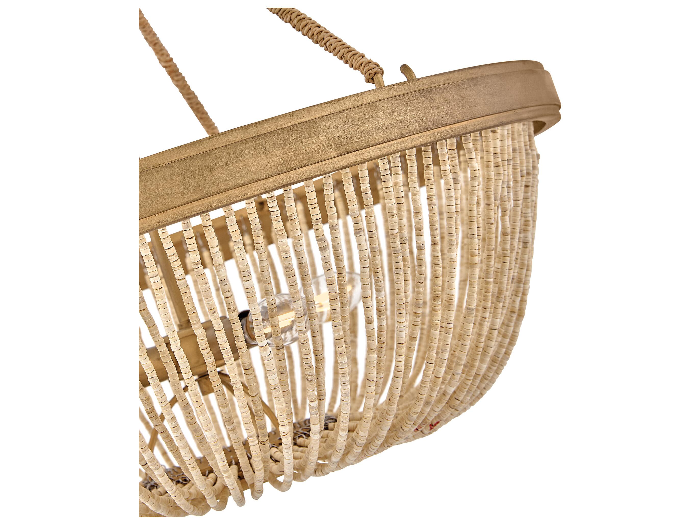 Hinkley Tula 4-Light Burnished Gold Round Pendant