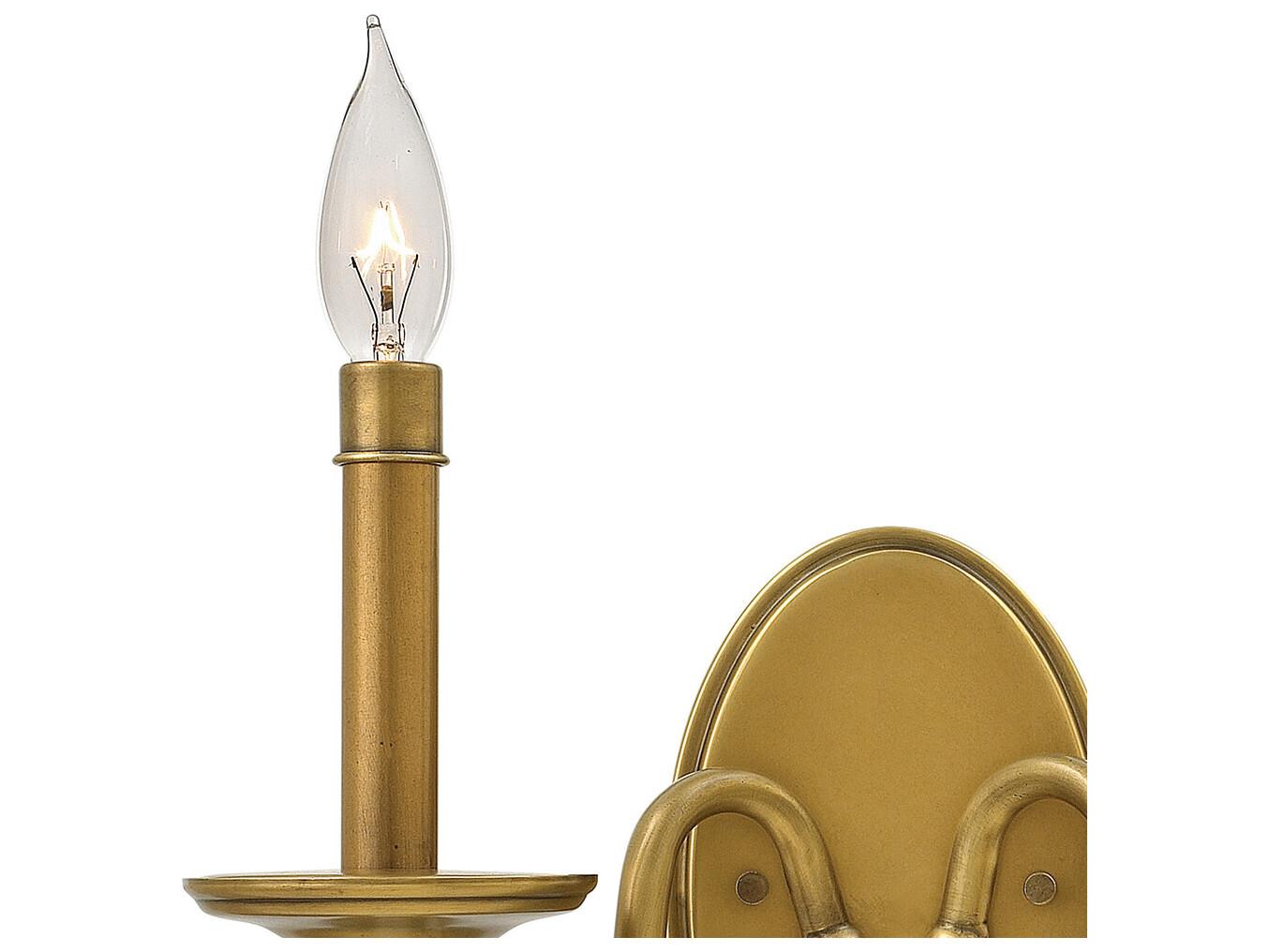 Hinkley Eleanor 2-Light Heritage Brass Wall Sconce