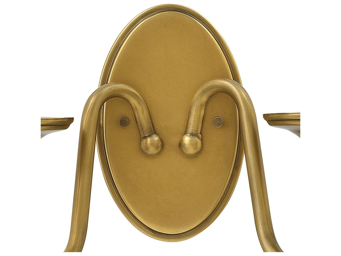 Hinkley Eleanor 2-Light Heritage Brass Wall Sconce