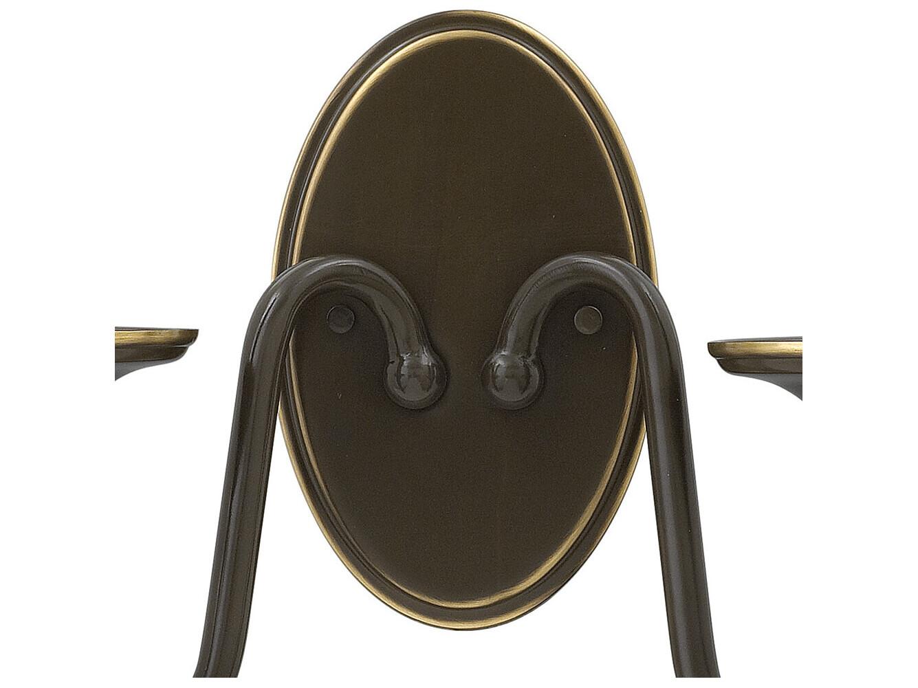 Hinkley Eleanor 2-Light Light Oiled Bronze Wall Sconce