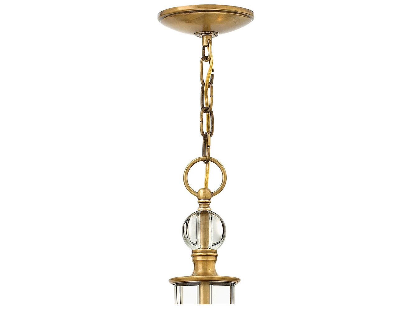 Hinkley Eleanor 6-Light Heritage Brass Bronze Candelabra Empire Chandelier