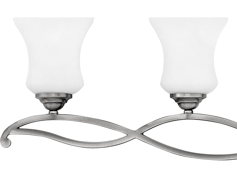 Hinkley Brooke 5-Light Antique Nickel Glass Vanity Light