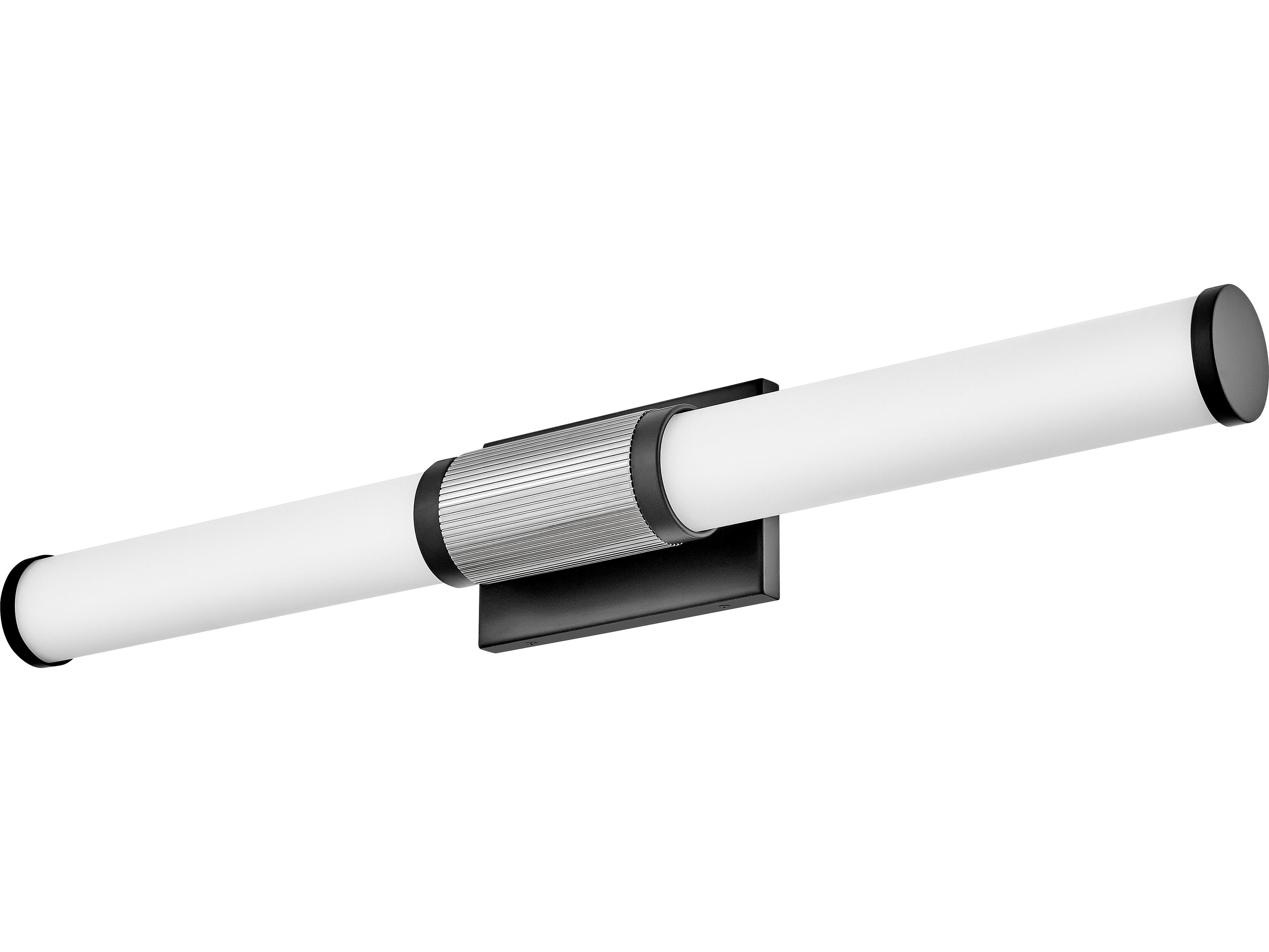 Hinkley Zevi Black Chrome Glass LED Vanity Light