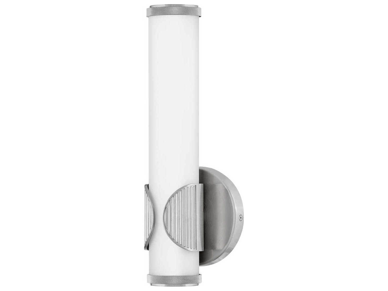 Hinkley Femi Brushed Nickel Glass LED Wall Sconce
